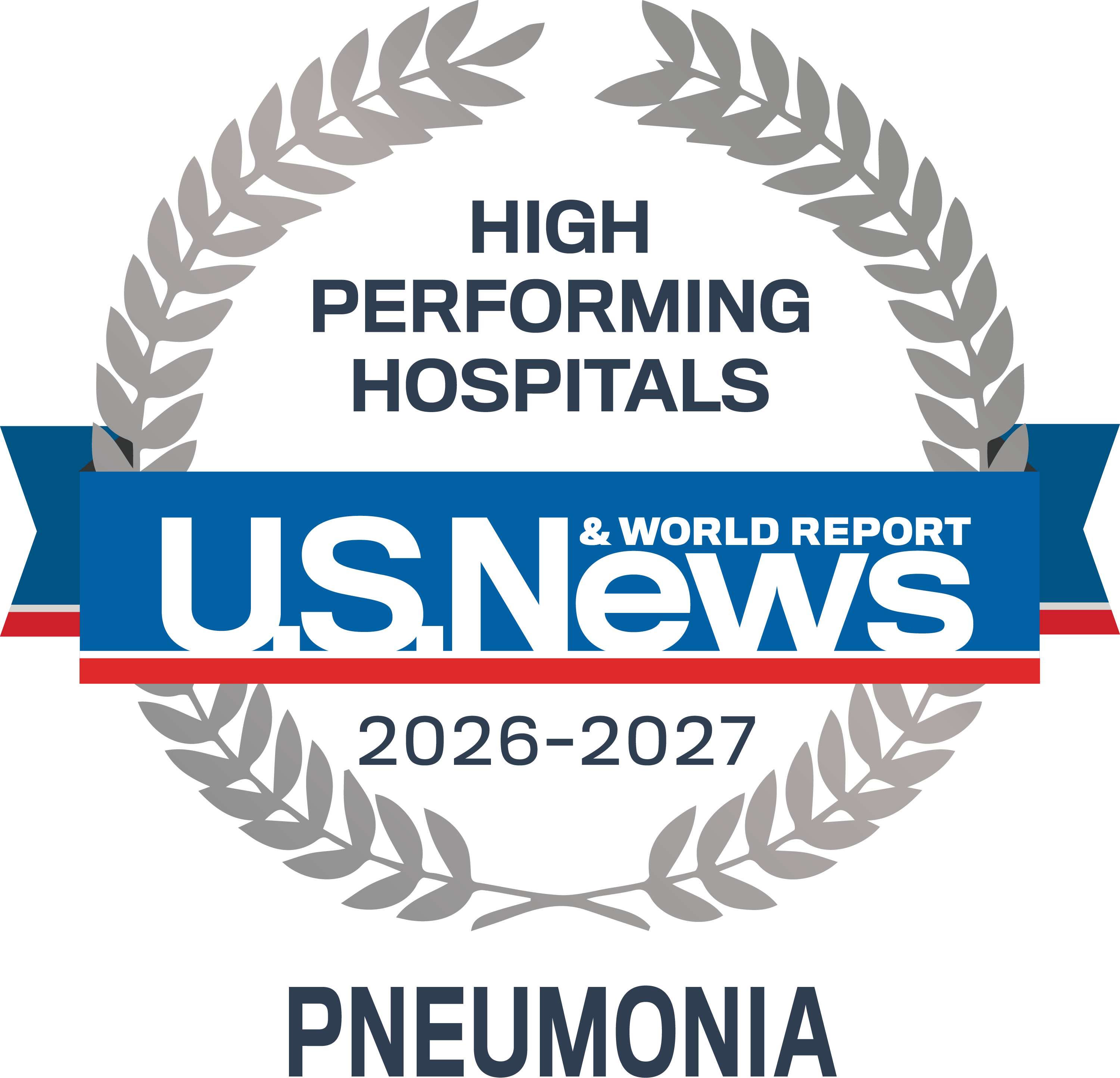 U.S. News High Performing Hospital – Pneumonia