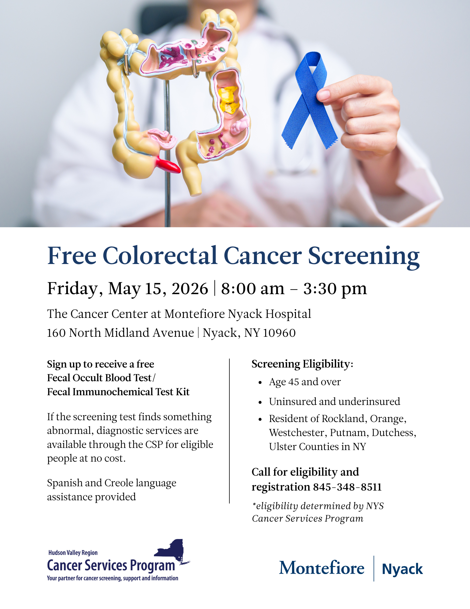 Colorectal Cancer Screenings Flyer