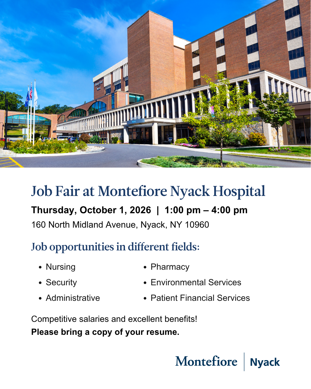 Job Fair at Montefiore Nyack